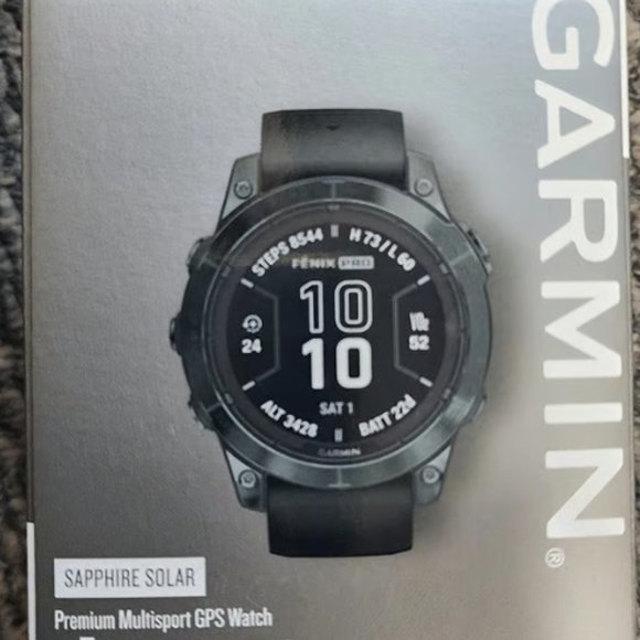 Garmin Fenix 7 Pro Sapphire Solar Watch 47mm